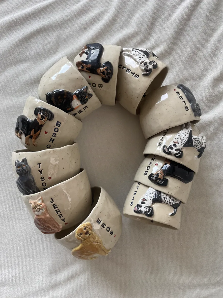 Colecție de căni personalizate Ceramescu